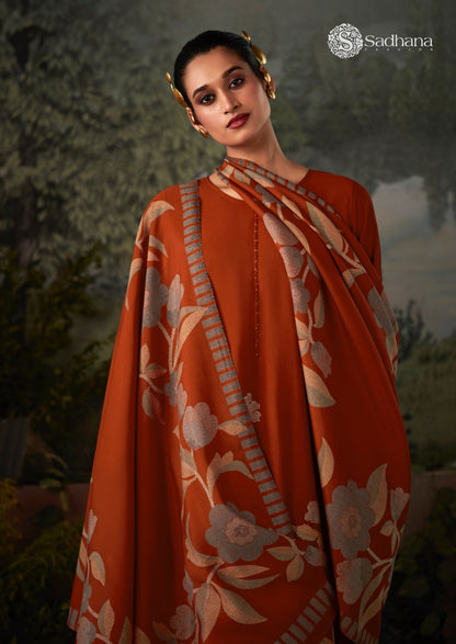 Kasturi Sadhana Viscose Muslin Pant Style Suits