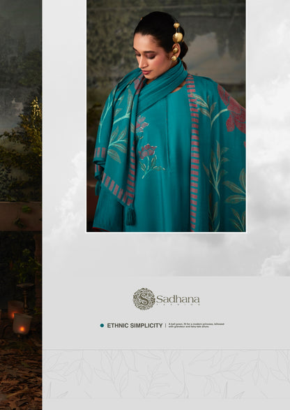 Kasturi Sadhana Viscose Muslin Pant Style Suits