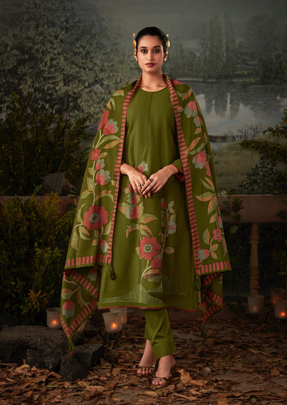 Kasturi Sadhana Viscose Muslin Pant Style Suits
