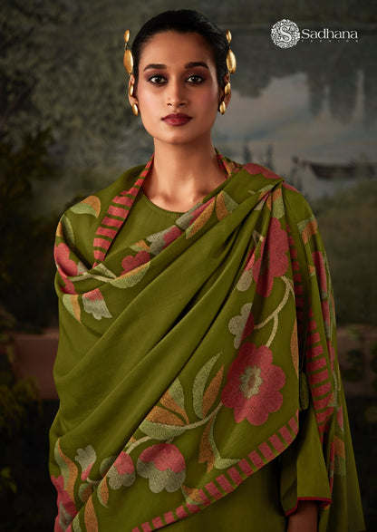 Kasturi Sadhana Viscose Muslin Pant Style Suits