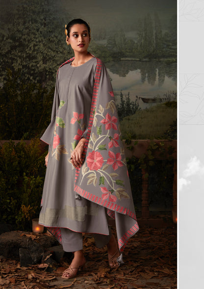 Kasturi Sadhana Viscose Muslin Pant Style Suits