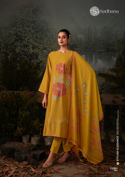 Kasturi Sadhana Viscose Muslin Pant Style Suits