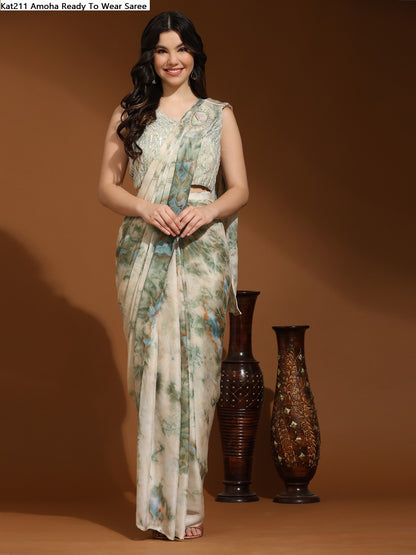 Kat211 Amoha Ready To Wear Saree