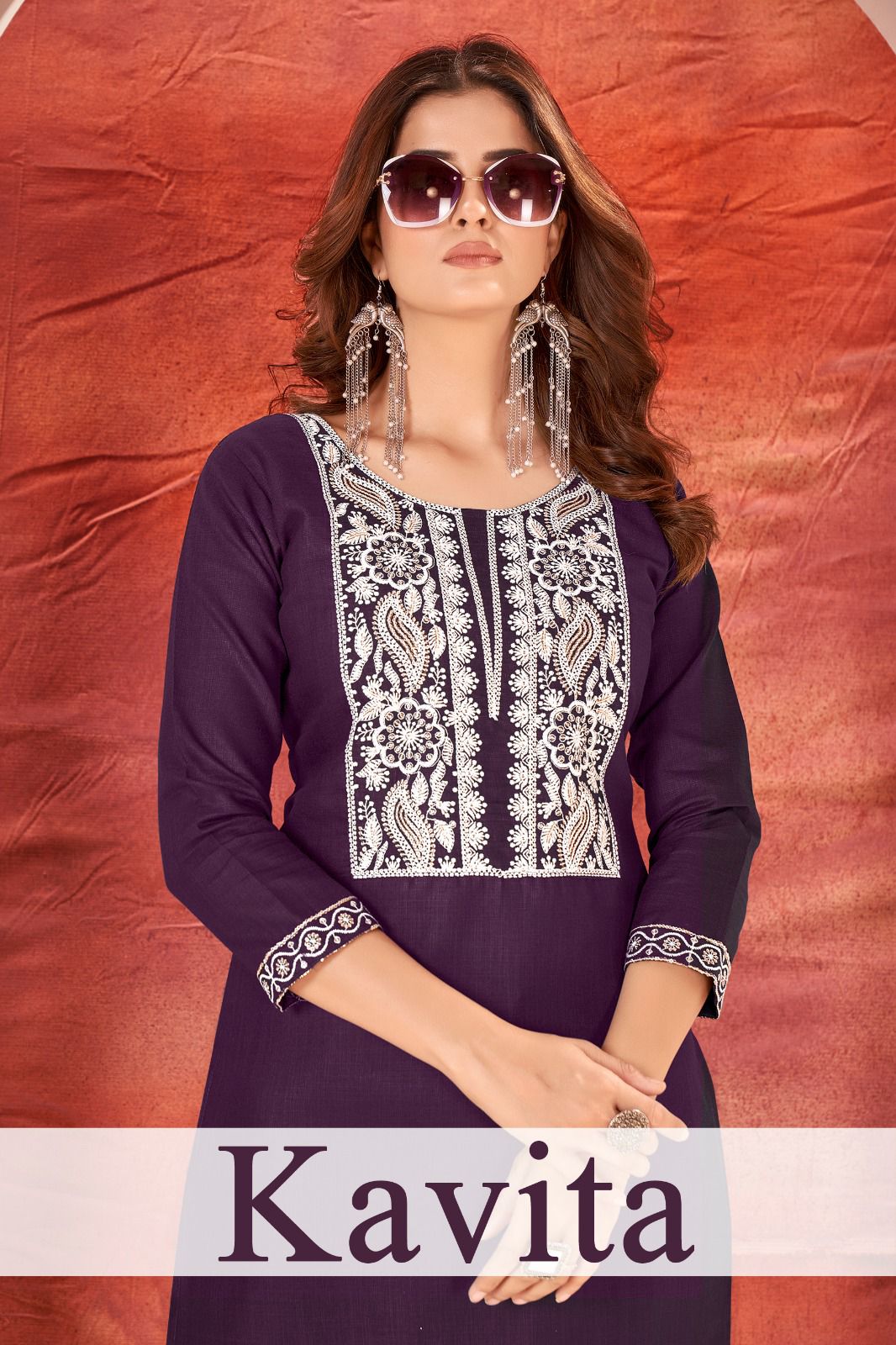 Kavita Sangeet Magic Cotton Knee Length Kurtis