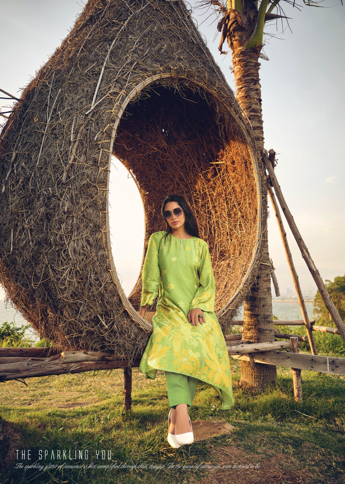 Kavleen Sadhana Muslin Silk Pant Style Suits