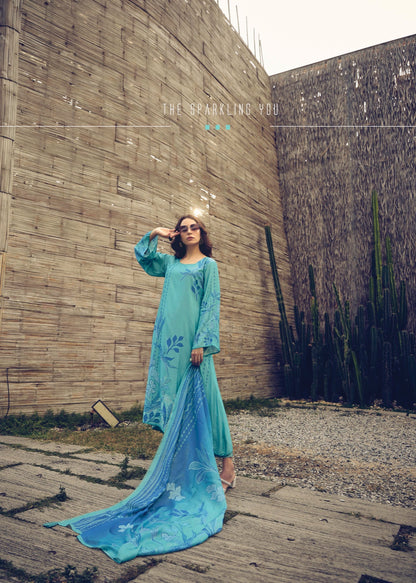 Kavleen Sadhana Muslin Silk Pant Style Suits