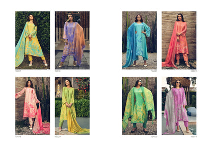 Kavleen Sadhana Muslin Silk Pant Style Suits