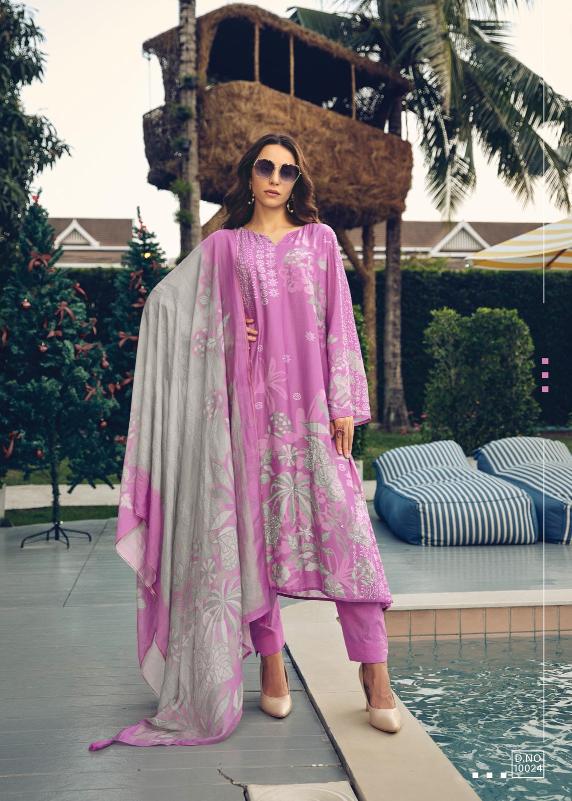 Kavleen Sadhana Muslin Silk Pant Style Suits