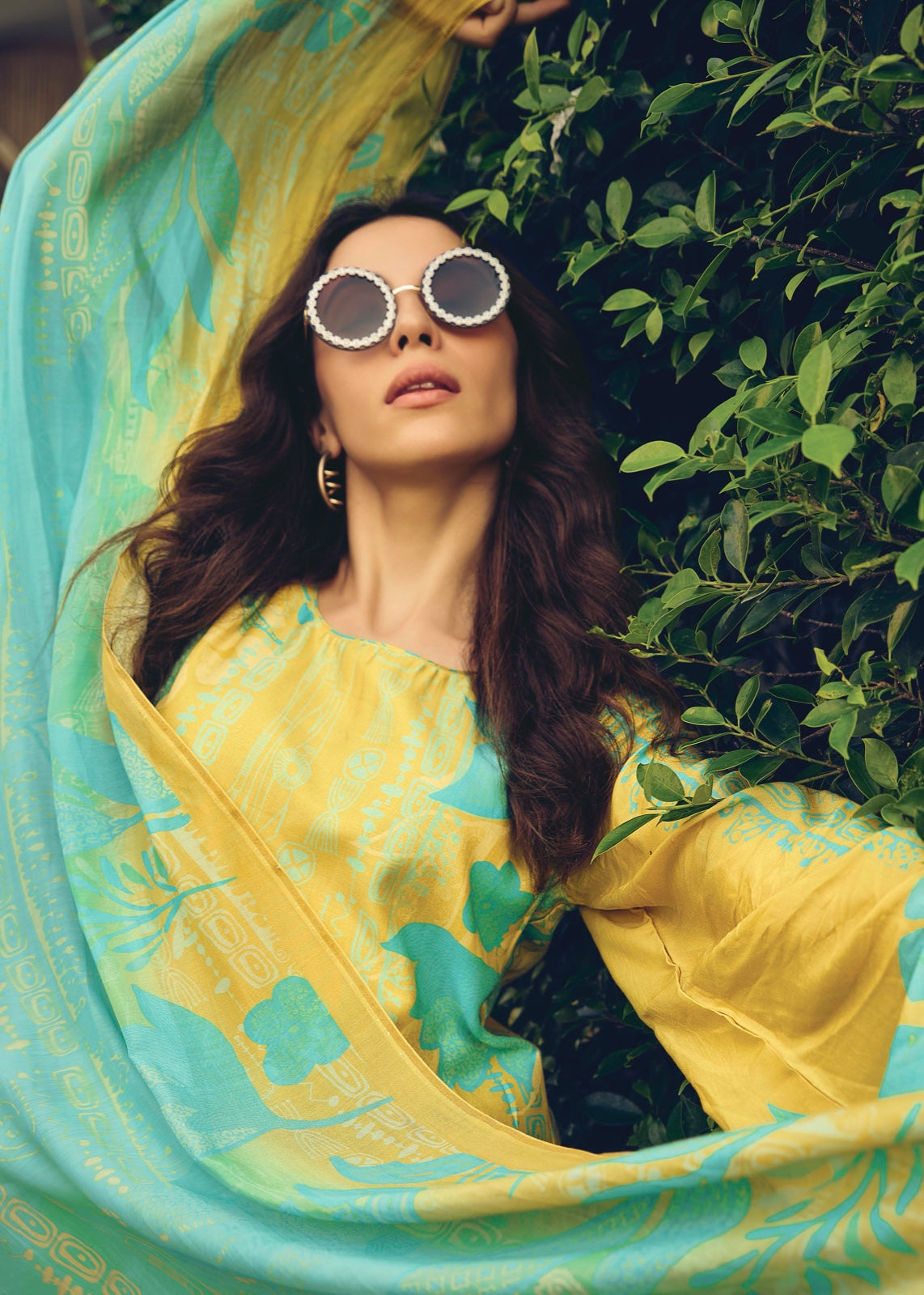 Kavleen Sadhana Muslin Silk Pant Style Suits