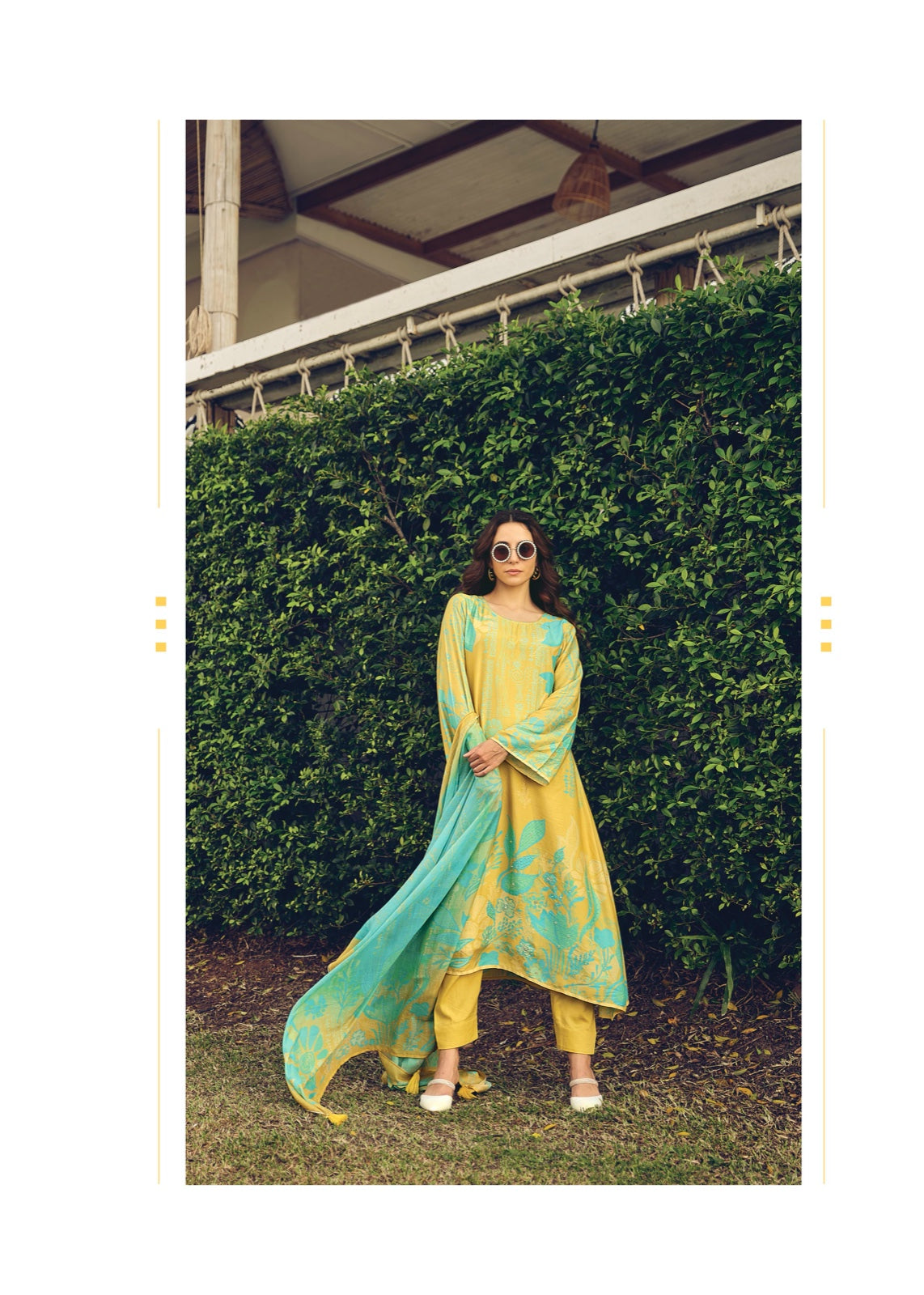 Kavleen Sadhana Muslin Silk Pant Style Suits