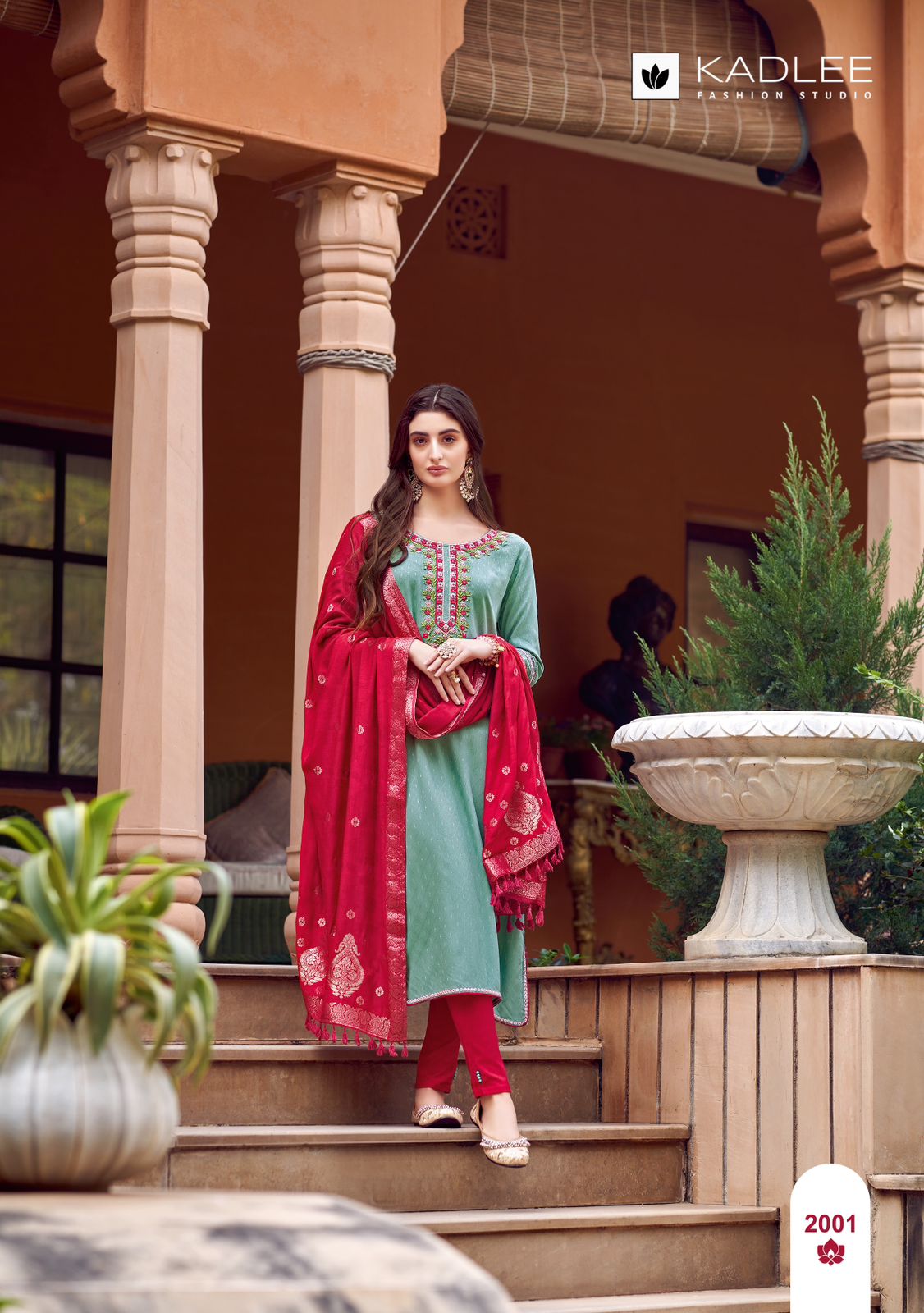Kavyaa Kadlee Rayon Readymade Pant Style Suits