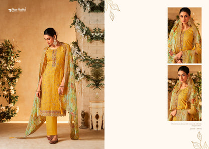 Kaya Shree Shalika Fashion Organza Pant Style Suits