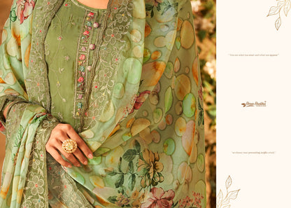 Kaya Shree Shalika Fashion Organza Pant Style Suits