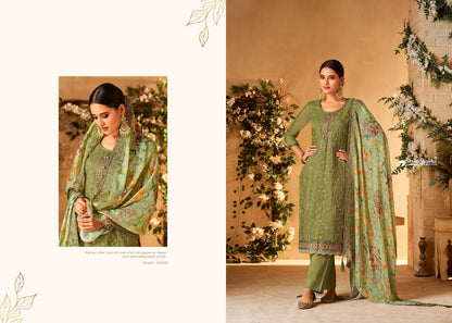 Kaya Shree Shalika Fashion Organza Pant Style Suits