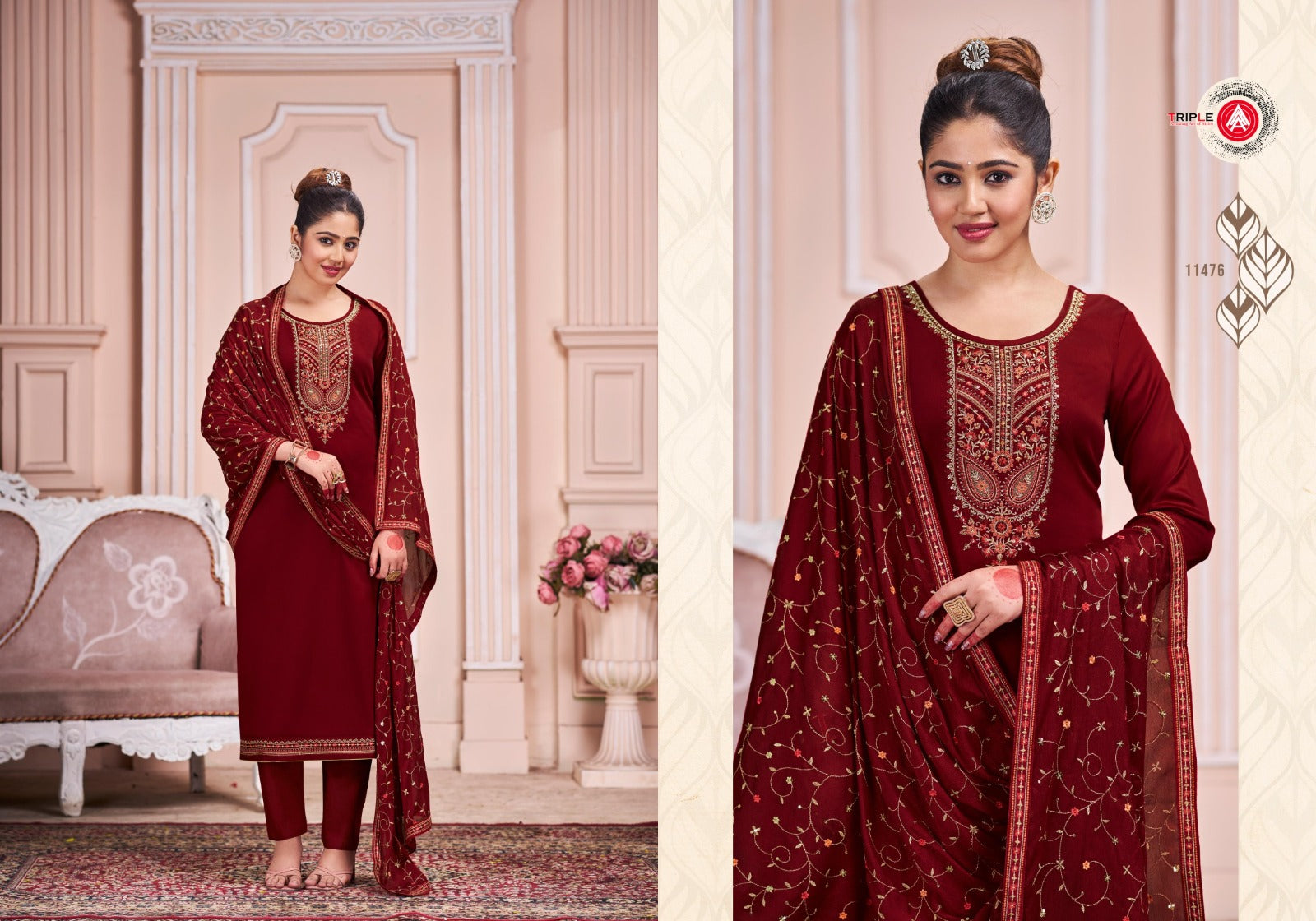 Keerat Vol 5 Triple Aaa Pure Cotton Plazzo Style Suits