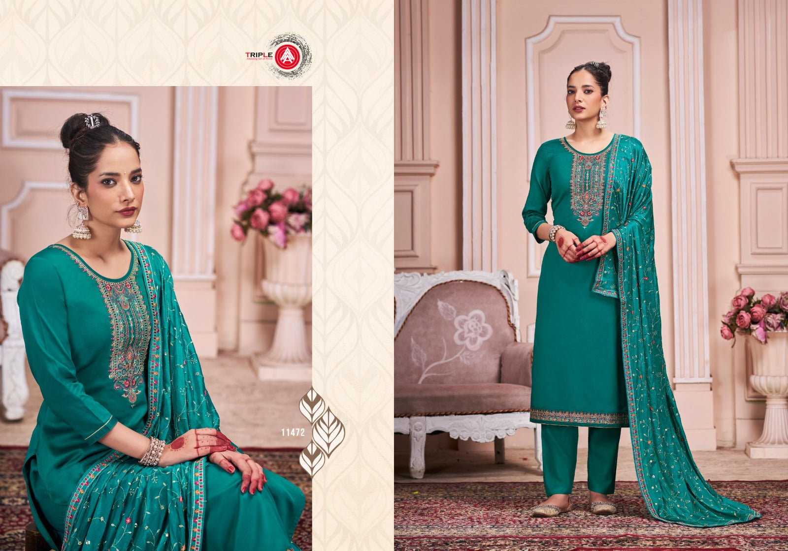 Keerat Vol 5 Triple Aaa Pure Cotton Plazzo Style Suits