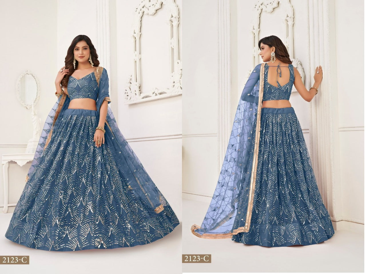 Kelaya Vol 5 New Narayani Fashion House Butterfly Net Lehenga Choli