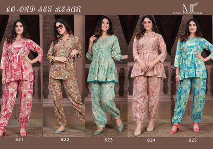 Kesar Moksh International Rayon Co Ord Set