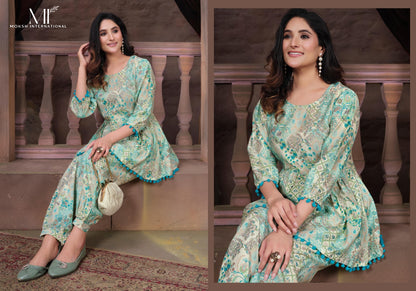 Kesar Moksh International Rayon Co Ord Set