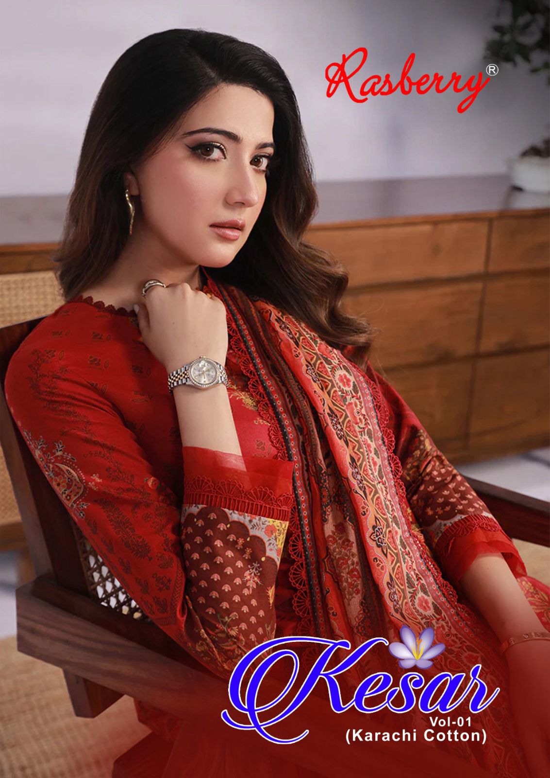 Kesar Vol 1 Rasberry Karachi Salwar Suits