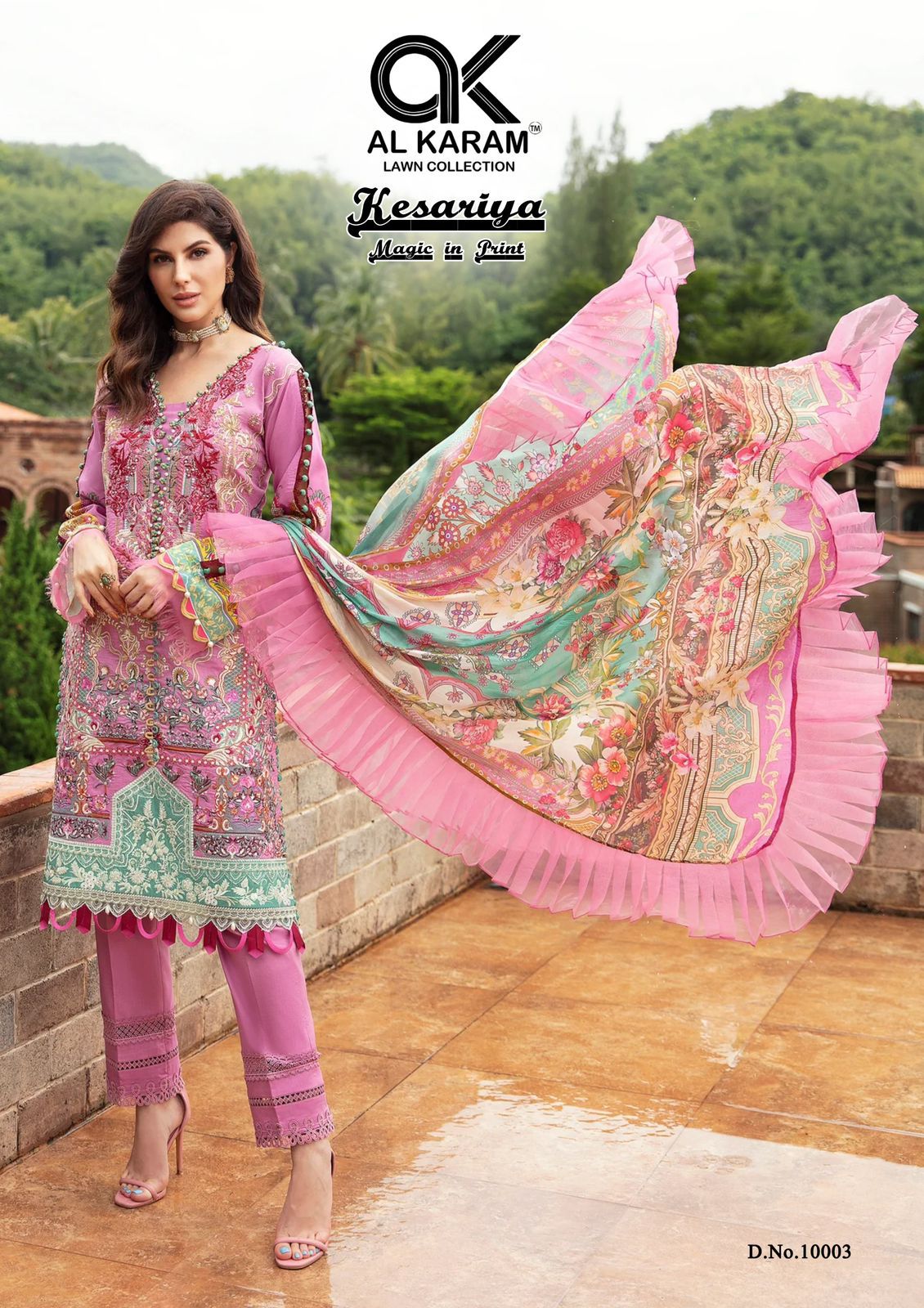 Kesariya Vol 10 Al Karam Cambric Karachi Salwar Suits
