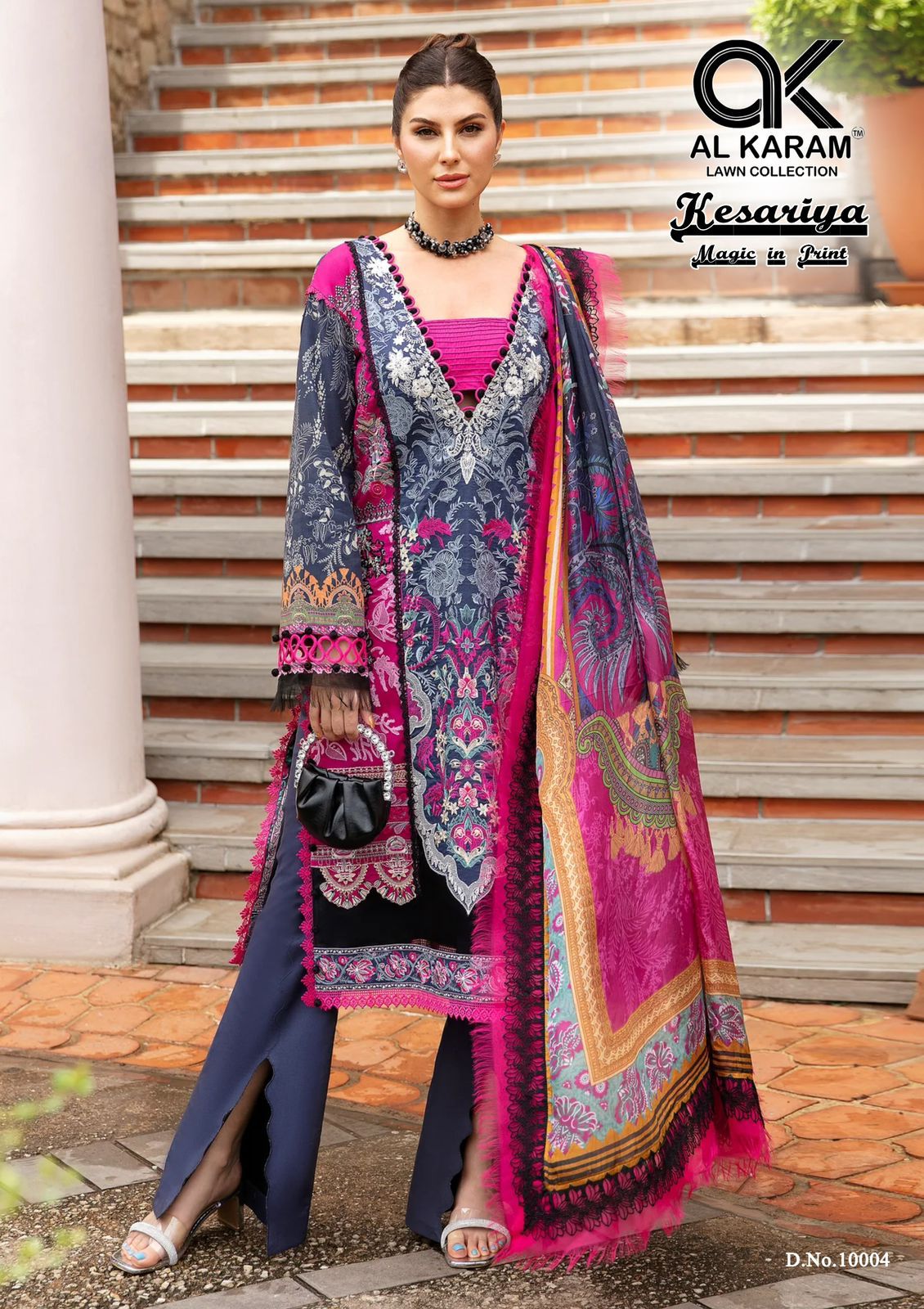 Kesariya Vol 10 Al Karam Cambric Karachi Salwar Suits