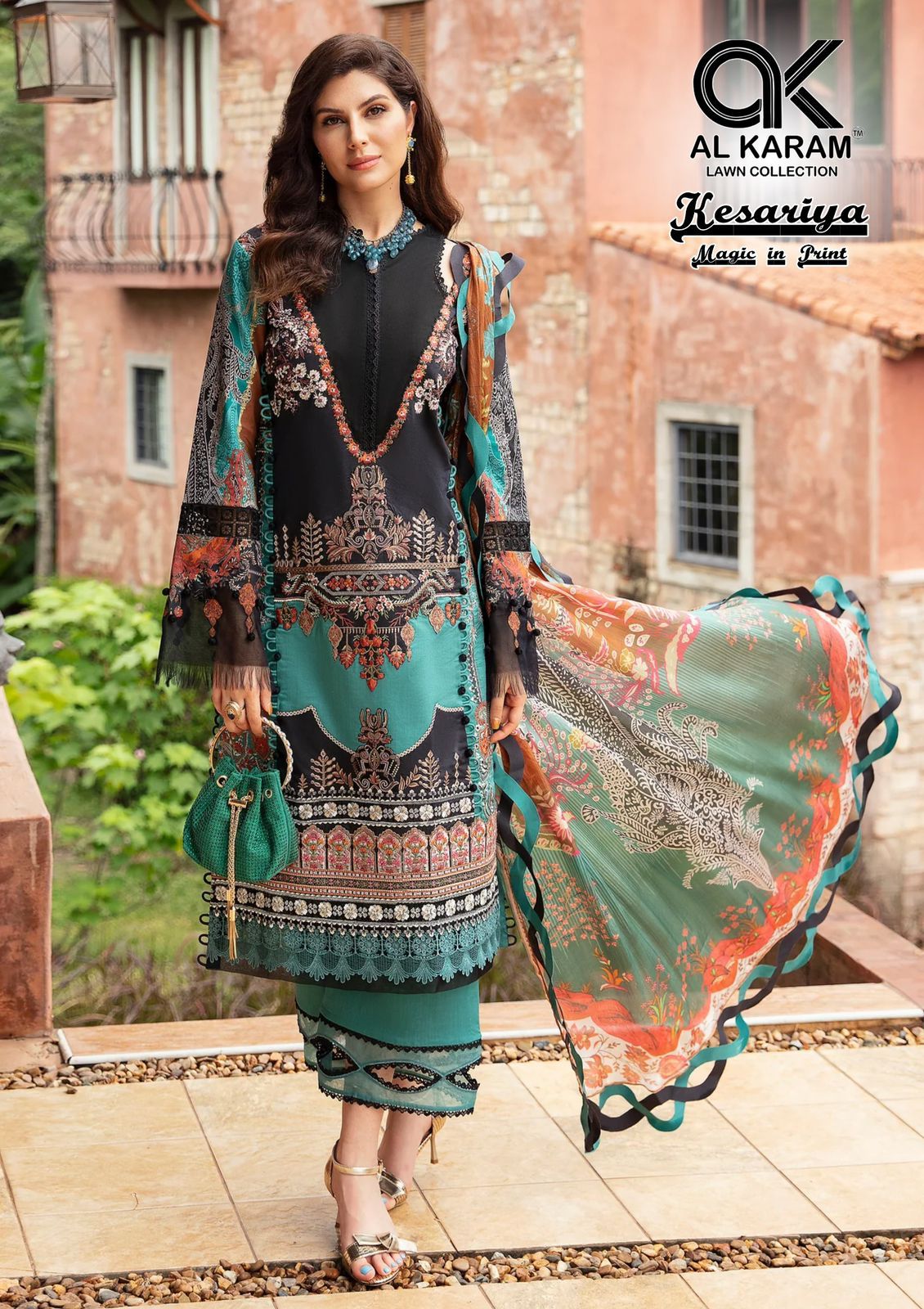 Kesariya Vol 10 Al Karam Cambric Karachi Salwar Suits