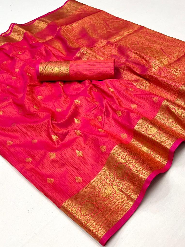 Khaddi Silk Rajtex Handloom Weaving Sarees