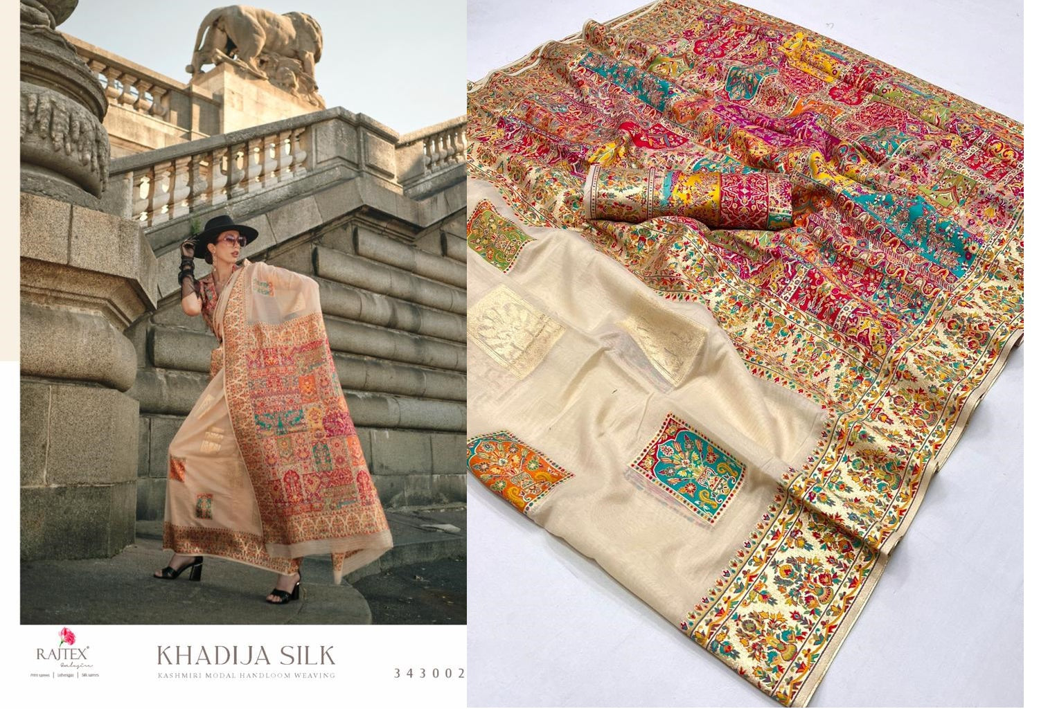 Khadija Silk Rajtex Modal Sarees