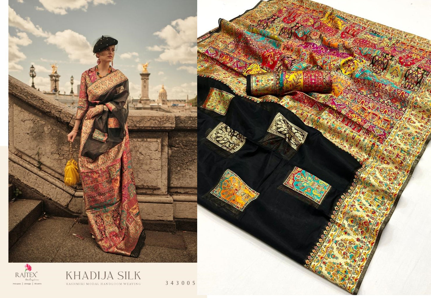 Khadija Silk Rajtex Modal Sarees