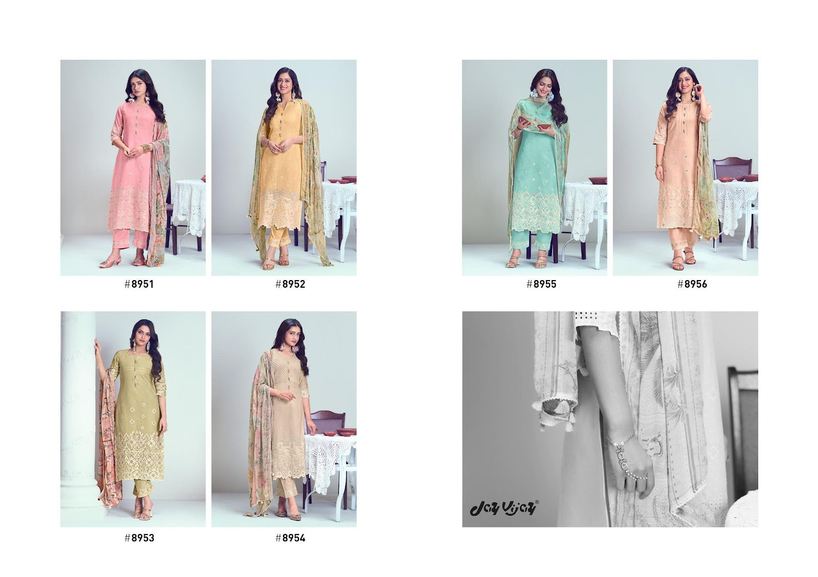 Kheer Jay Vijay Pure Cotton Pant Style Suits