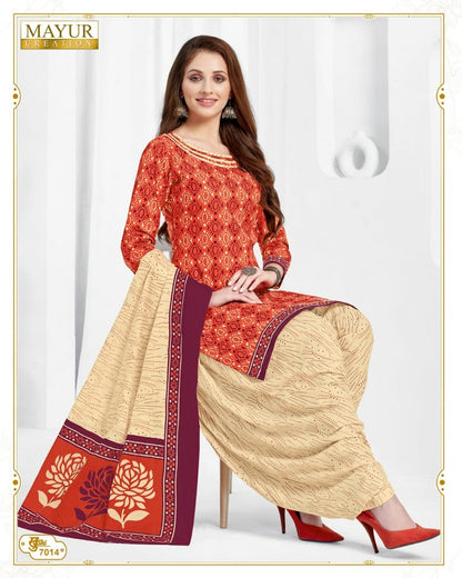 Khushi Vol 70 Mayur Creation Cotton Dress Material