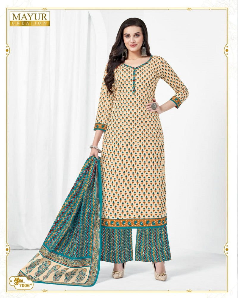 Khushi Vol 70 Mayur Creation Cotton Dress Material