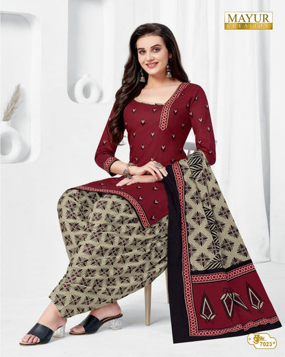 Khushi Vol 70 Mayur Creation Cotton Dress Material