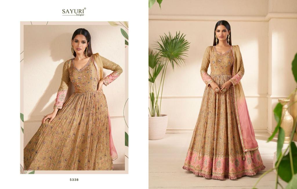 Khwaab Sayuri Georgette Gown Dupatta Set