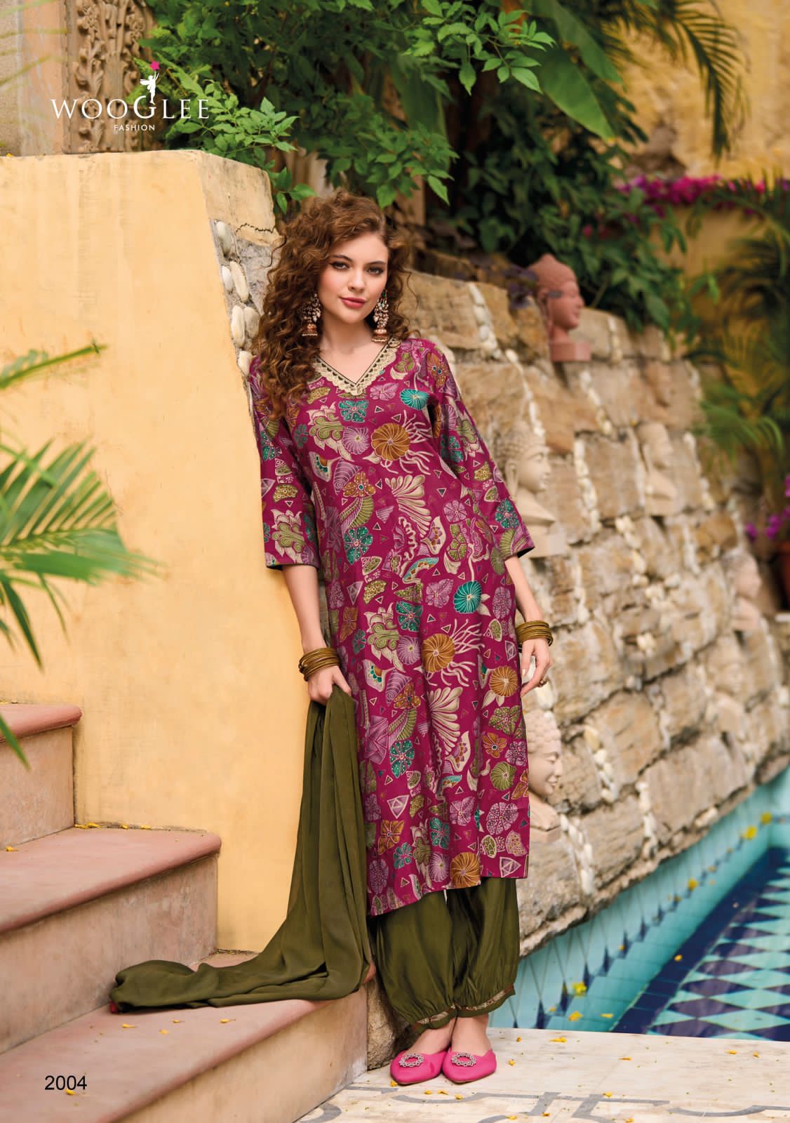 Khwaab Wooglee Modal Afghani Readymade Suit