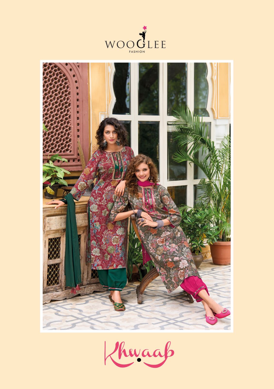 Khwaab Wooglee Modal Afghani Readymade Suit