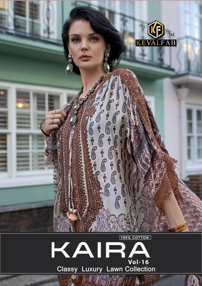 Kaira Vol 16 Keval Fab Lawn Cotton Karachi Salwar Suits