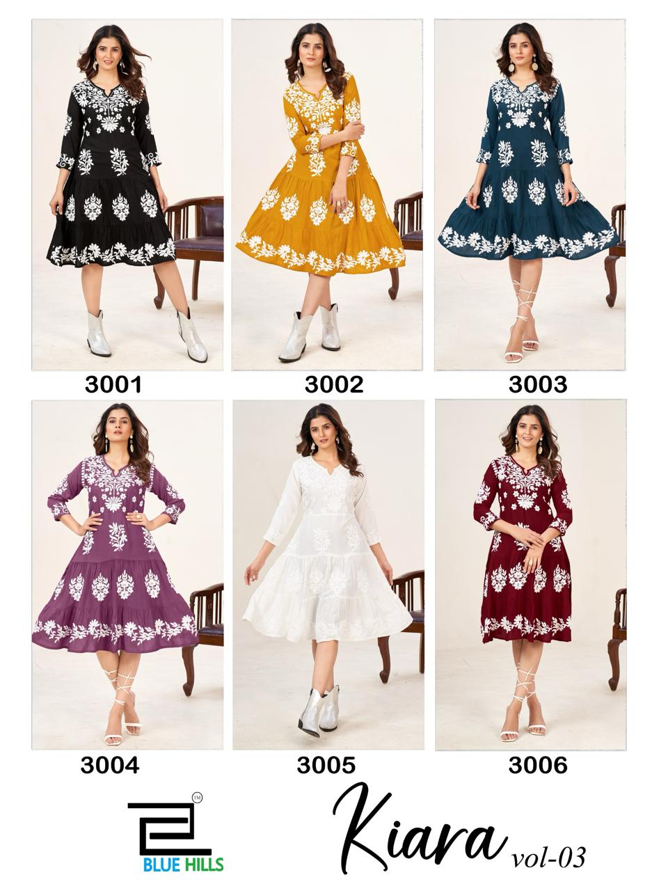 Kiara Vol 3 Blue Hills Rayon 14Kg One Piece