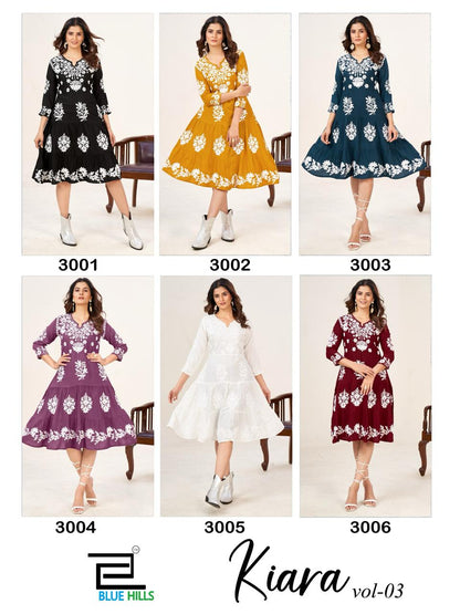 Kiara Vol 3 Blue Hills Rayon 14Kg One Piece