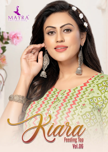 Kiara Vol 6 Mayra Rayon Feeding Kurtis