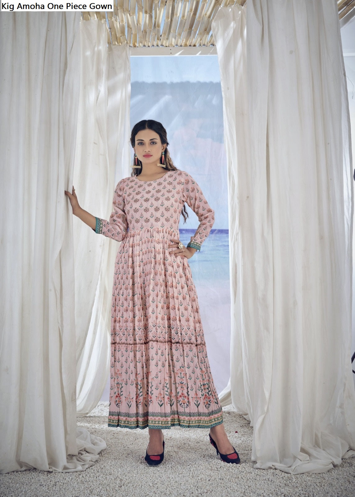 Kig Amoha Viscose Muslin One Piece Gown