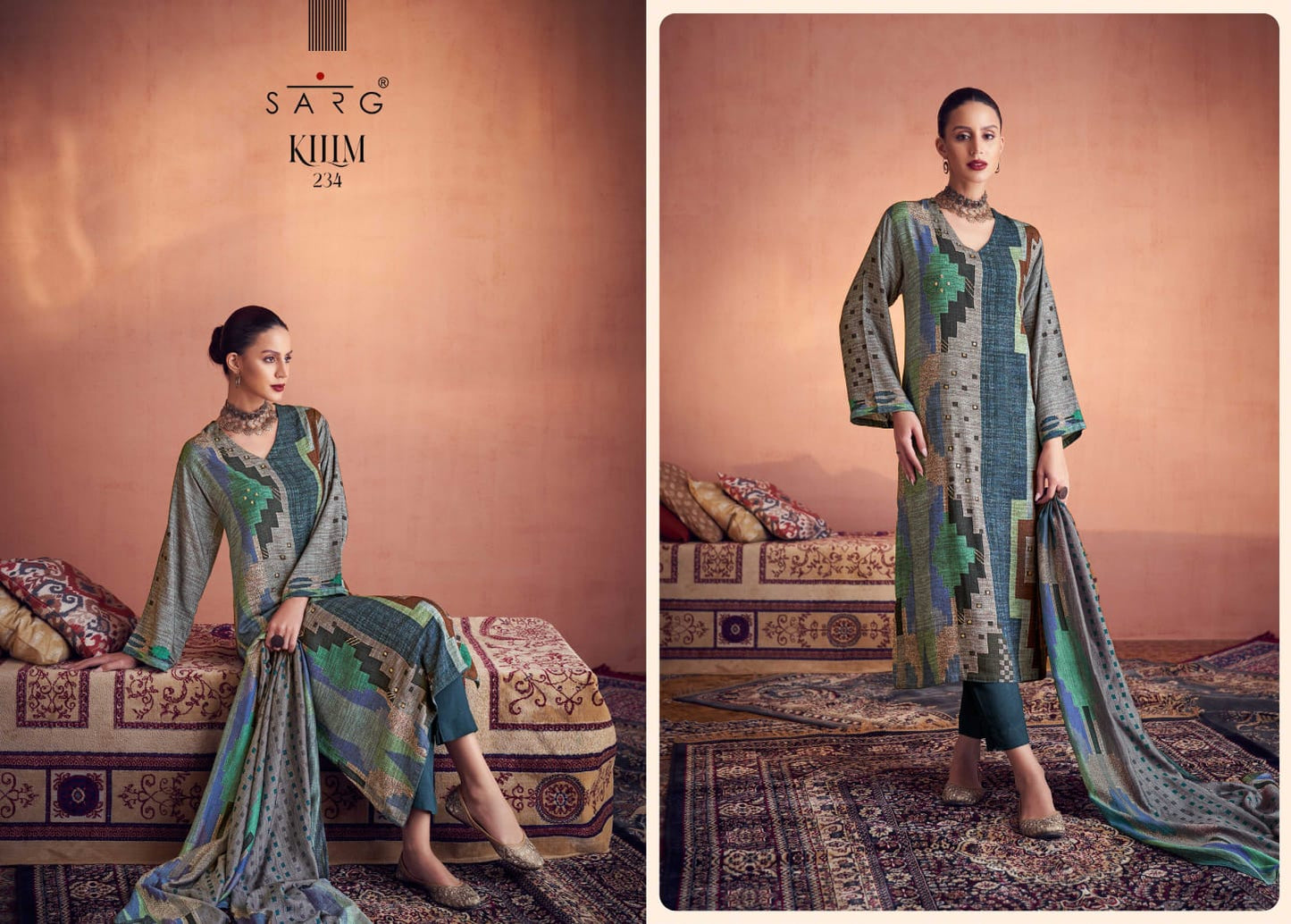 Kilim Sarg Twill Pant Style Suits