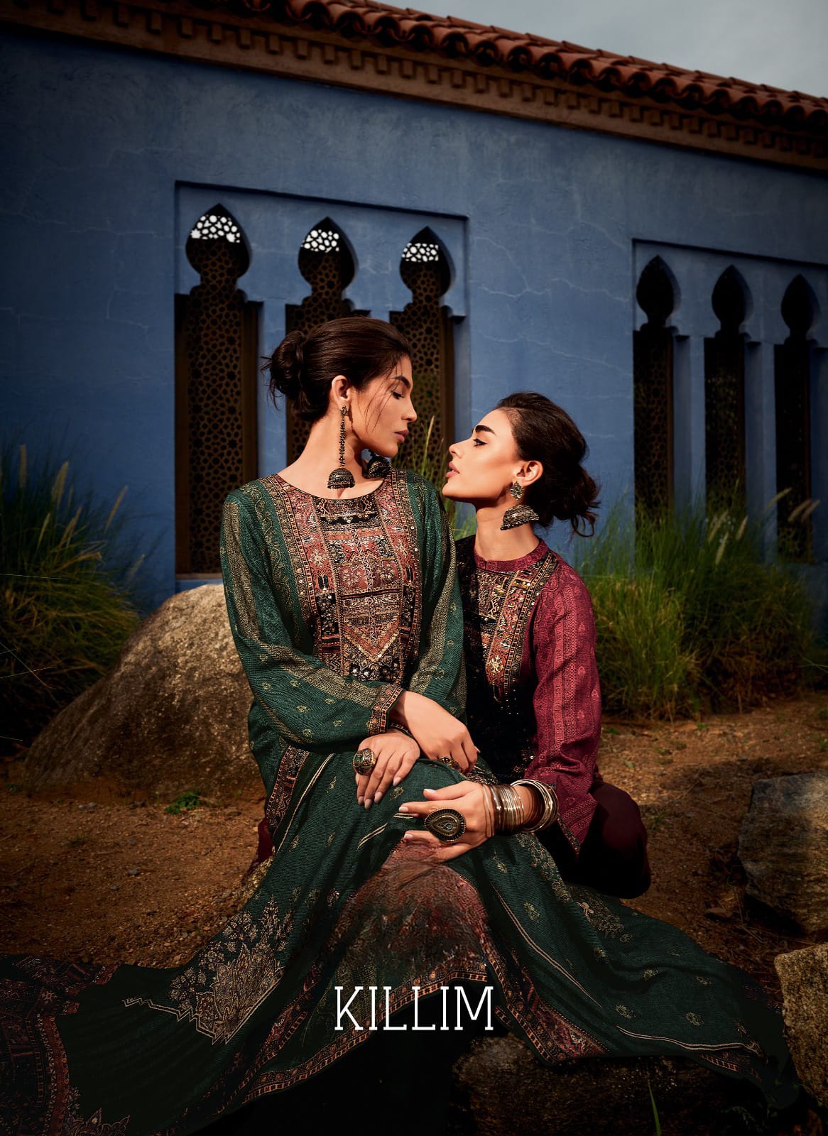 Killim Zara Jaam Satin Karachi Salwar Suits