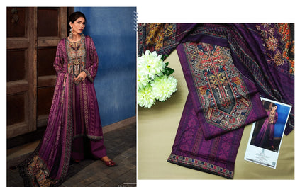 Killim Zara Jaam Satin Karachi Salwar Suits