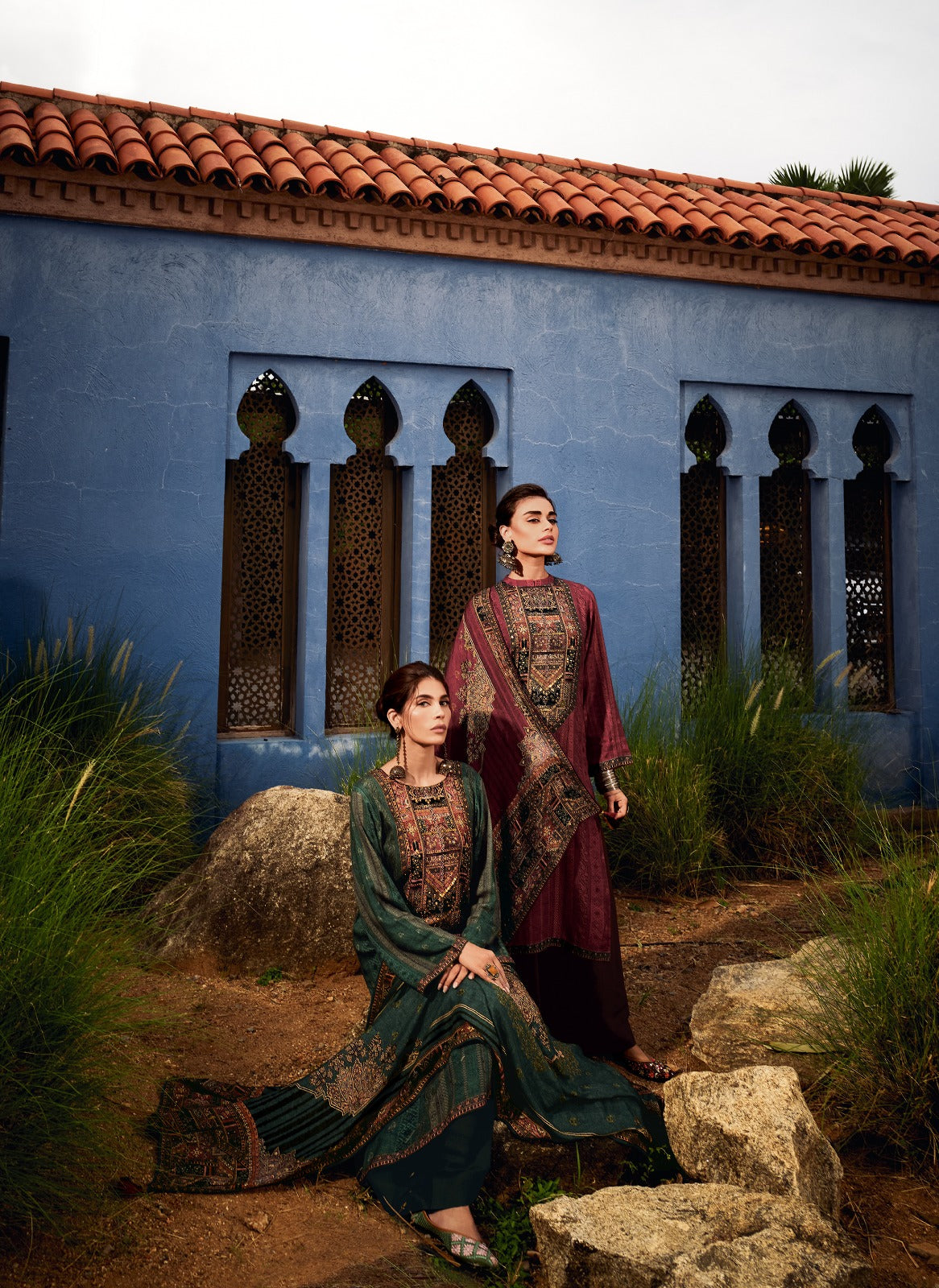 Killim Zara Jaam Satin Karachi Salwar Suits