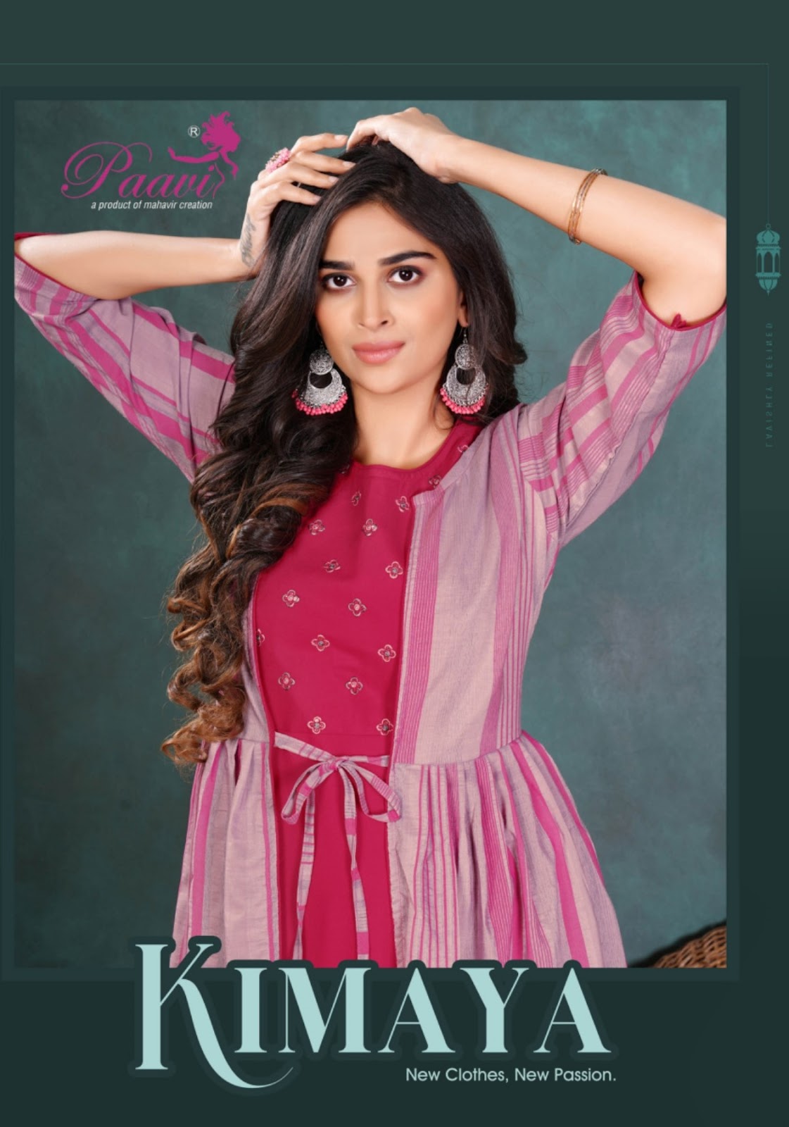 Stylish Jacket Style Ruby Cotton Kurti at Rs.299/Piece in surat offer by  Saiveela Fashion