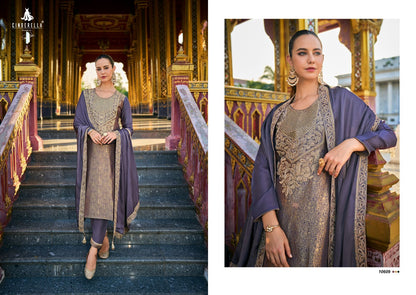 Kimkhab Cinderella Banarasi Silk Pant Style Suits