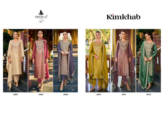 Kimkhab Cinderella Banarasi Silk Pant Style Suits
