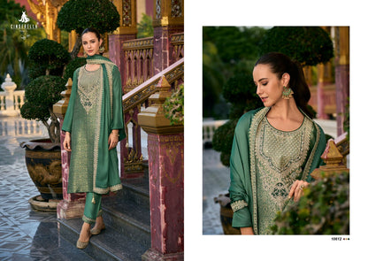 Kimkhab Cinderella Banarasi Silk Pant Style Suits